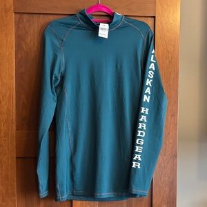 NWT Duluth Trading Co Alaskan Hardgear Alopex Performance Base Layer Green LG